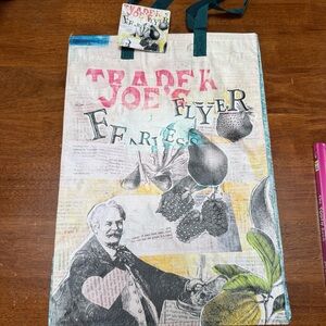 Trader Joe's Retired Fearless Flyer reusable Shopping Bag Tote - RARE NWT
